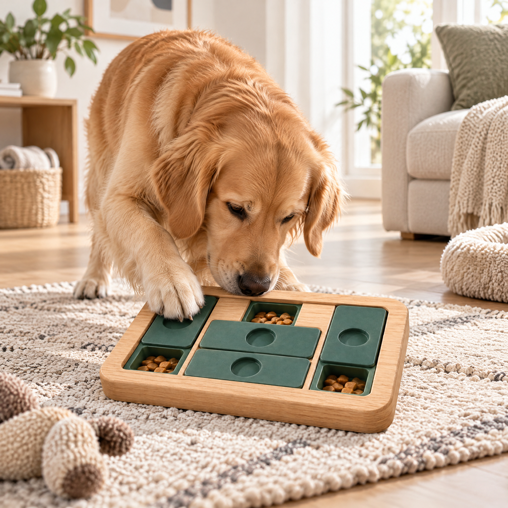 Hartvenix™ Sliding Puzzle Treat Feeder