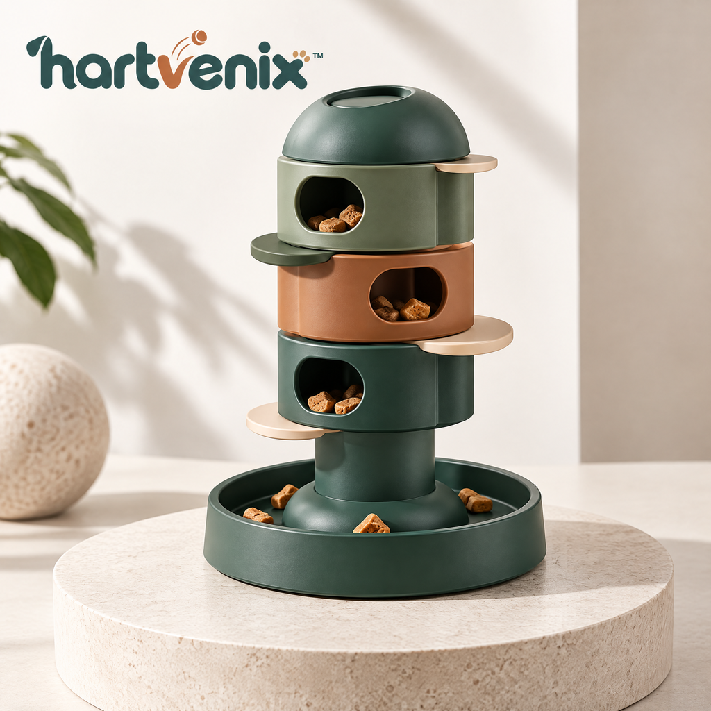 Hartvenix™ Multi-Level Treat Puzzle Tower