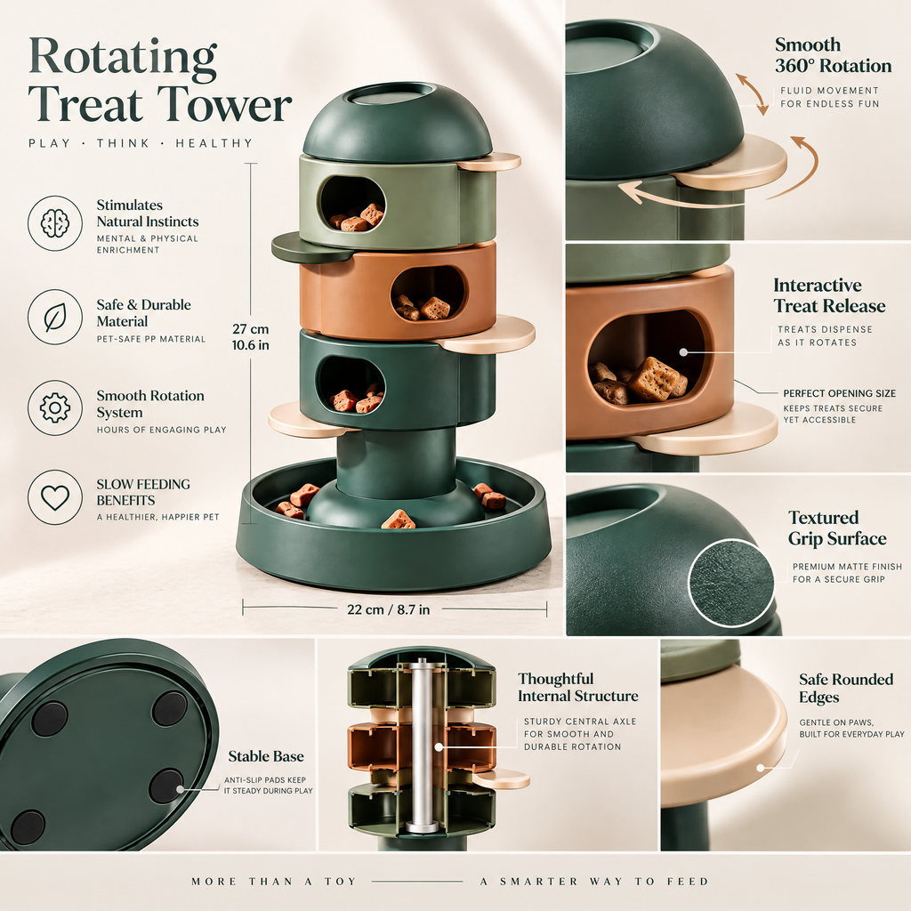 Hartvenix™ Multi-Level Treat Puzzle Tower