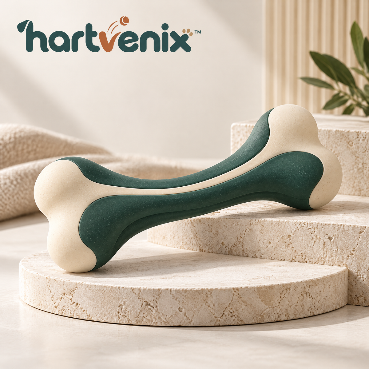Hartvenix™ Ergonomic Bone Chew Toy