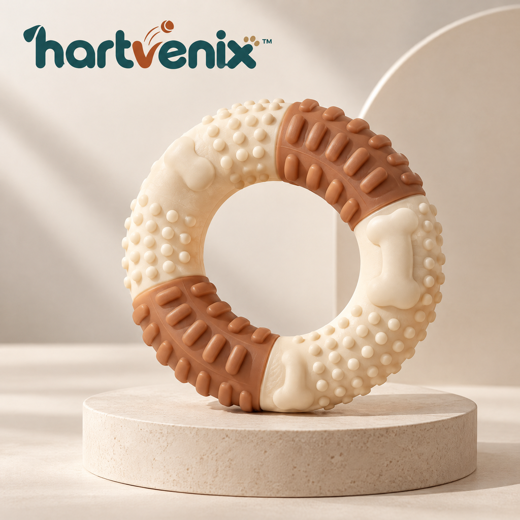 Hartvenix™ Textured Ring Chew Toy