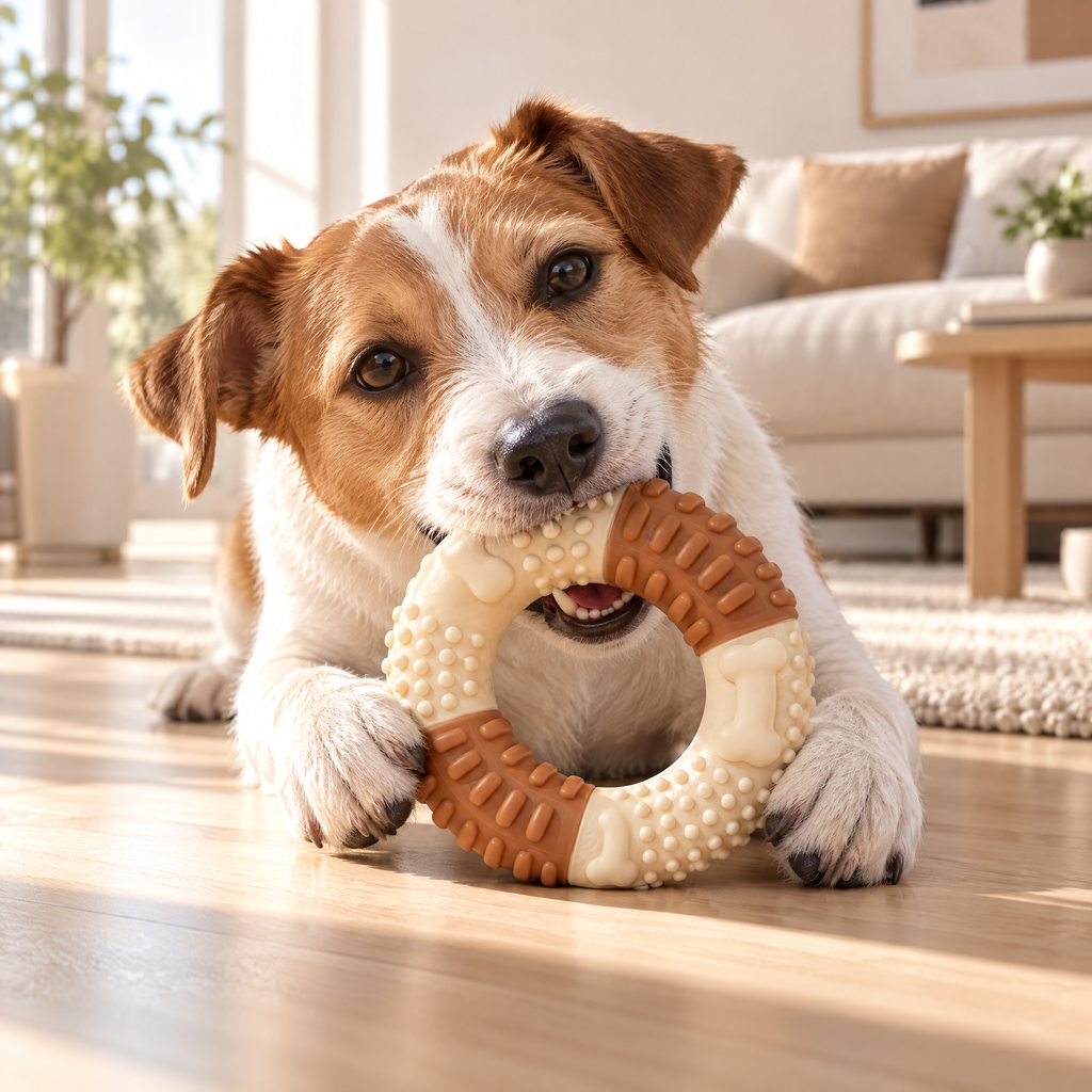 Hartvenix™ Textured Ring Chew Toy