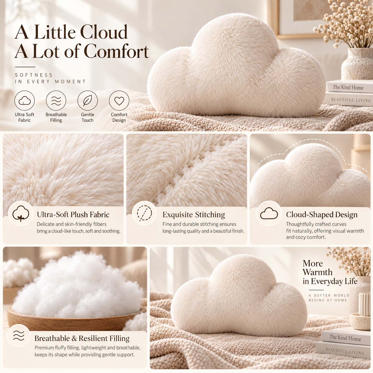 Hartvenix™ Plush Cloud Pet Pillow