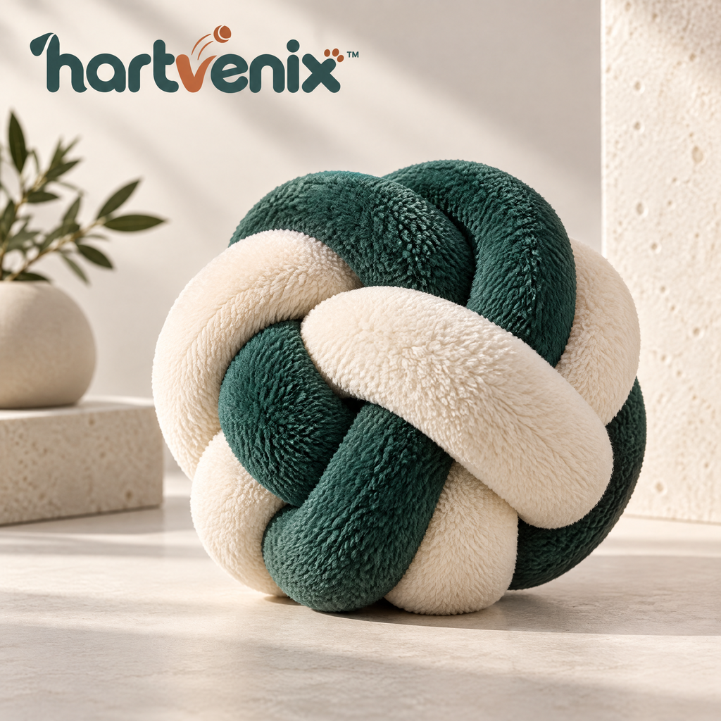 Hartvenix™ Braided Knot Plush Ball